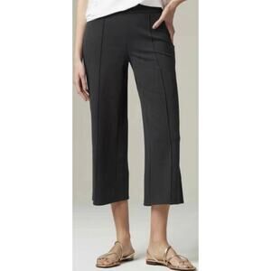J.Jill Wearever cropped, wide-leg, pull-on gray pants, size large